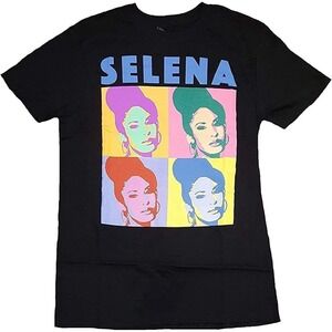 Fashion Selena Quintanilla Black Graphic T-Shirt